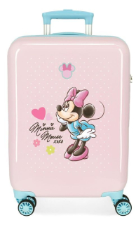 ABS Cestovní kufr Minnie Imagine rosa 55 cm