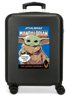 ABS Cestovní kufr Star Wars Mandalorian Baby Yoda 55 cm