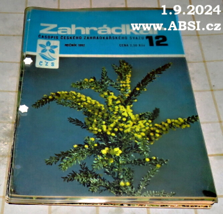 ZAHRADKÁŘ - ČASOPIS ČESKÉHO ZAHRADKÁŘSKÉHO SVAZU - SVÁZANÝ ROČNÍK 1982