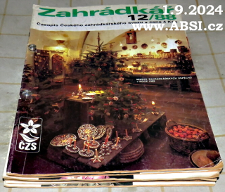 ZAHRADKÁŘ - ČASOPIS ČESKÉHO ZAHRADKÁŘSKÉHO SVAZU - SVÁZANÝ ROČNÍK 1988