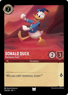 Donald Duck - Boisterous Fowl / The First Chapter / Lorcana