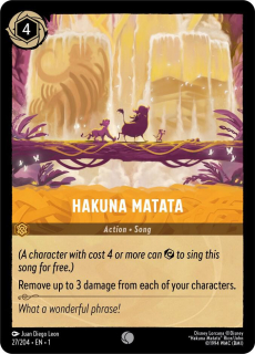 Hakuna Matata / The First Chapter / Lorcana