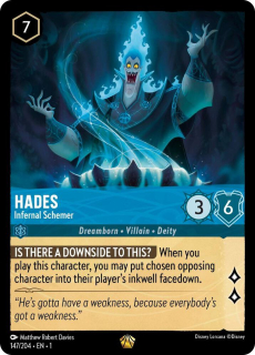 Hades - Infernal Schemer / The First Chapter / Lorcana