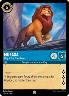 Mufasa - King of the Pride Lands / The First Chapter / Lorcana