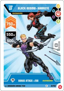 Black Widow - Hawkeye / Marvel Mission Arena 