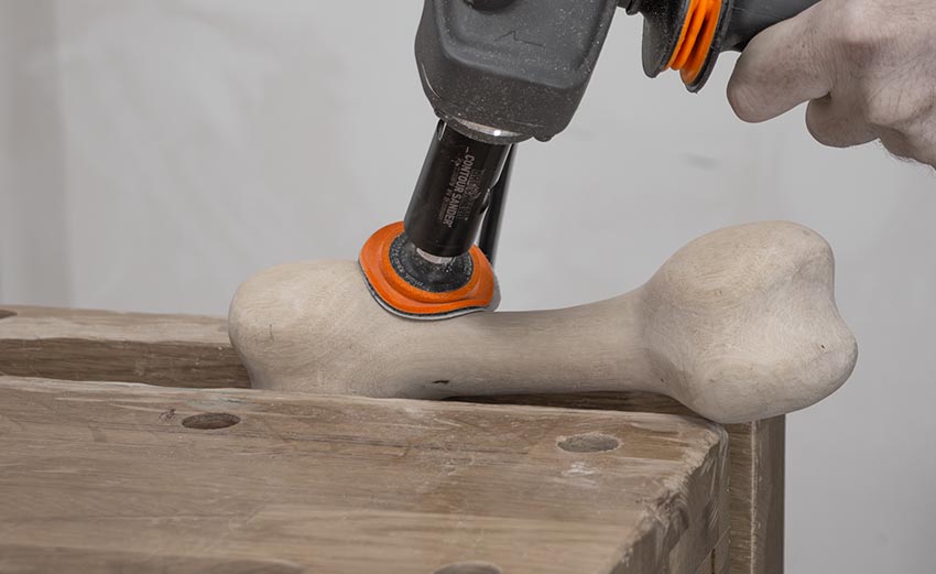 EXCENTRICKÝ smirkovací nástavec Contour Sander-sada