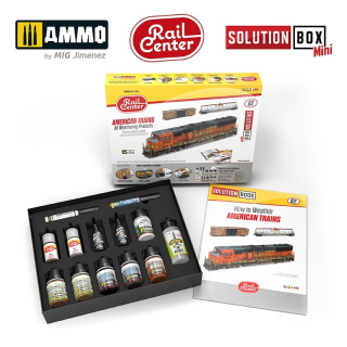 AMMO RAIL CENTER - AMERICAN TRAINS. All Weathering Products