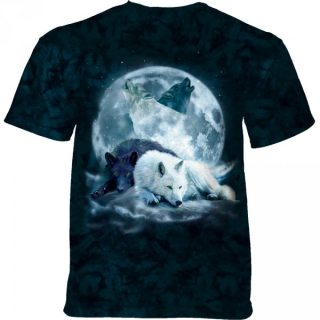 Tričko 3D potisk - Yin Yang Wolf Mates, vlci - The Mountain