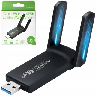 WI-FI SÍŤOVÝ ADAPTÉR USB 3.0 1300 Mbps DUAL