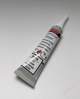 Kontur liner 20 ml - stříbrná