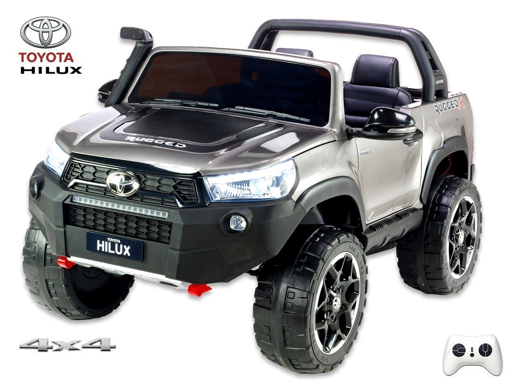 Dětský pickup Toyota Hilux Rugged, šedá matová 