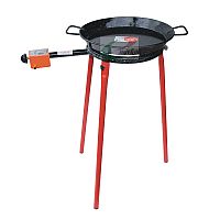 Set hořák L30 Paella 30 cm dva okruhy, stojan a pánev smalt 40 cm