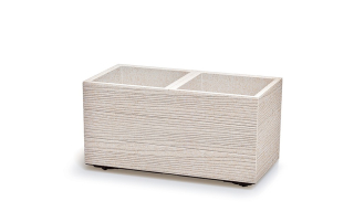 Květináč MADERA CASE ECO WOOD DMA600W 57,7 cm bílá ECO