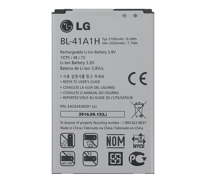 BL-41A1H LG Baterie 2020mAh Li-Ion (Bulk)