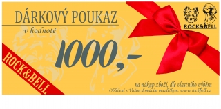 Dárkový poukaz v hodnotě 1000 Kč