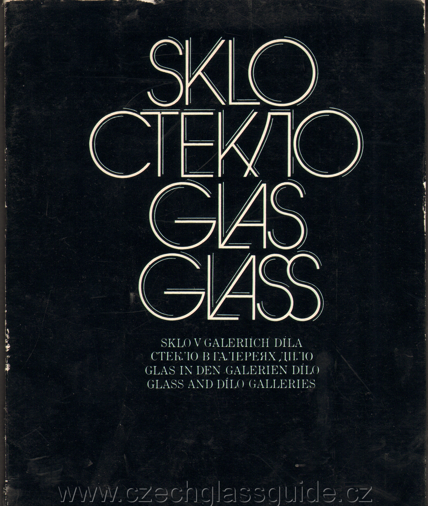 Sklo v galeriích Díla - 1977