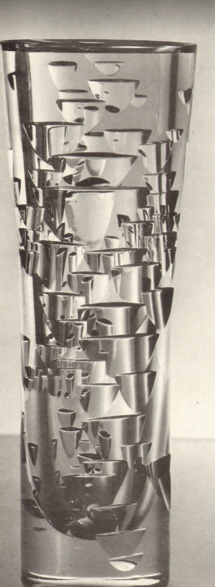 Poděbradské sklárny -  393/35, Vase