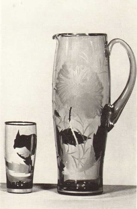 Borské sklo -  Drinking set