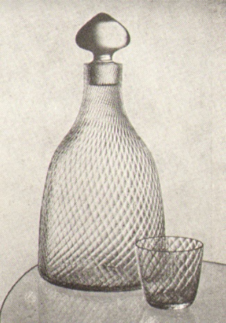 M. Roubíčková - Borské sklo - Drinking set